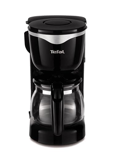 Tefal Cafetière filtre, Capacité 0,6 L, Compacte, Fonction anti-goutte pour servir pendant la percolation, Bouton On/Off lumineux, Maintien au chaud 30 minutes, Arrêt automatique CM340811