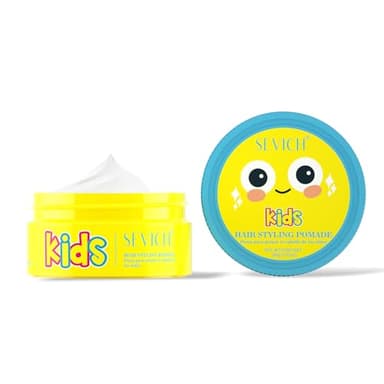 SEVICH Pommade coiffante pour enfants, argile coiffante pour tout-petits – Gel doux pour cuir chevelu sensible, soluble dans l'eau et tenue durable, dompte les cheveux indisciplinés, ingrédients à