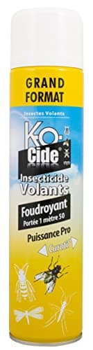 K-OCIDE - Foudroyant Volants - Insecticide - Volants - Valve Mini-Jet - 600 ml
