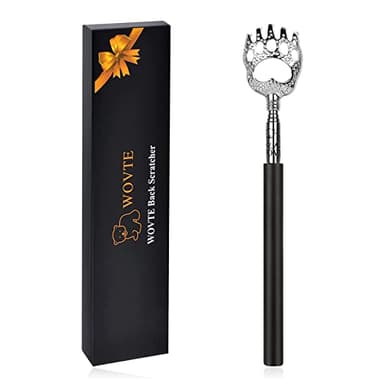 WOVTE Gratte-dos télescopique en forme de patte d'ours, Idee Cadeau Homme Femme Cadeau Noel Saint Valentin Pâques Fete des Meres Maman Fete des Peres Papa