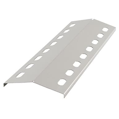 BBQ-TORO Distributeur de Flamme en Acier Inoxydable pour Gril à gaz | 43,5 x 15 cm | Couvercle du brûleur, Plaque à Flamme pour Gril à gaz