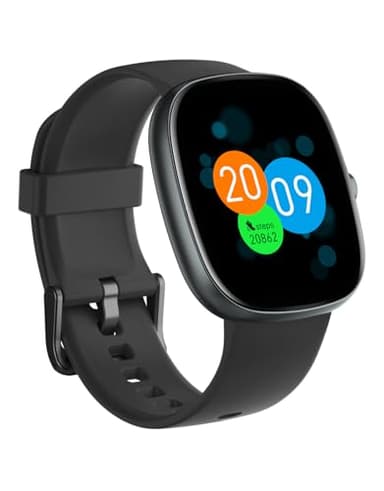 GUIJITUO Montre Connectée Homme Femme avec Appels Bluetooth, Montre Sport avec Cardiofréquencemètre, Oxymètre SPO₂, Podomètre, Étanche IP68, Compatible Android iOS