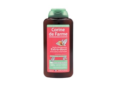 Corine de Farme, Après-Shampooing Extra-Doux au Lait d'Amande 500ml - Soin Hydratant pour Cheveux Délicats, Texture Légère, Brillance et Douceur, Convient à Tout Type de Cheveux