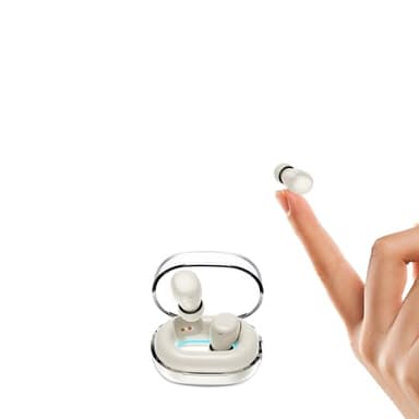 Mini écouteurs invisibles Bluetooth sans fil dans les oreilles, les plus petits écouteurs sans fil pour les petites oreilles, caches auditifs cachés dans l'oreille pour le travail