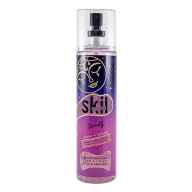 SKIL - Brume Parfumée Femme SERENITY - Collection Feel Good - Parfum Santal Jasmin - Flacon Vaporisateur 250 ml - Fabriqué en France à Grasse
