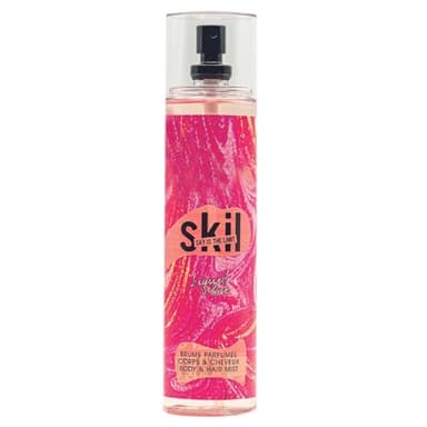SKIL - Brume Parfumée Femme Liquid Love - Collection Toxic Love - Parfum Rose Coco - Flacon Vaporisateur 250 ml - Fabriqué en France à Grasse