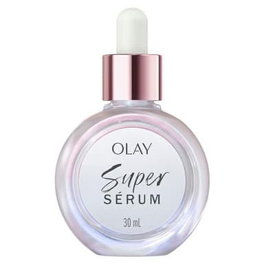 Olay Super Serum, Sérum Hydratant pour le Visage à la Vitamine C, Niacinamide, Peptide de Collagène, Soin Anti-Âge et Éclat, 30ml