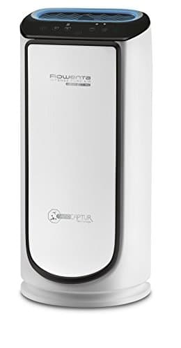 Rowenta, Purificateur d’air, Silencieux, Connecté, 4 niveaux de filtration, Traitement des allergènes et particules fines, Intense Pure Air Connect XL, Blanc PU6080F0