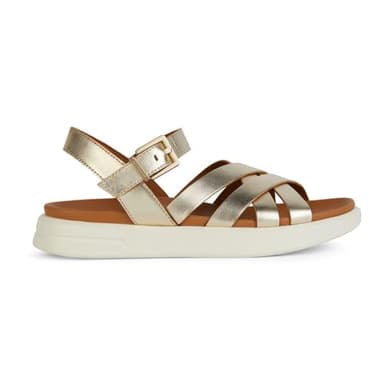 Geox Femme D Xand 2S B Sandales de Sport, Doré, 39 EU