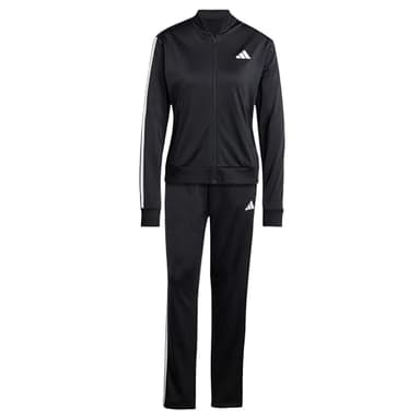 adidas Damen ESSENTIALS 3-STRIPES TRACKSUIT, Black, M