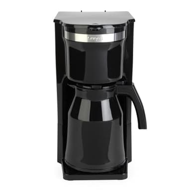 Salter Thermobrew Cafetière - Préparez jusqu'à 8 tasses à la fois, Carafe en verre thermique de 1L, garde au chaud pendant jusqu'à 5 heures, Compatible avec le café moulu, Filtre réutilisable, 800W