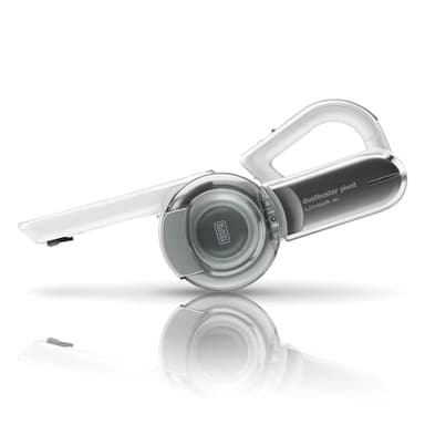 BLACK+DECKER Aspirateur à Main sans Fil 18 V avec tête pivotante, 8 Positions de Nettoyage, Station de Charge et Accessoires, PV1820L-QW