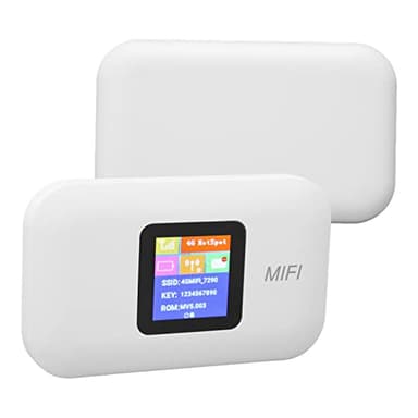 Point D'accès WiFi Mobile, Routeur WiFi Portable, Dispositif de Point D'accès WiFi avec Emplacement pour Carte SIM, Prise en Charge de 10 Utilisateurs, 150 Mbps, Batterie 3000 MAh