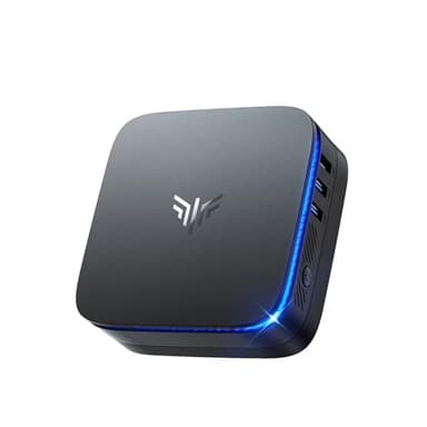 NiPoGi AK1 Plus Mini PC Alder Lake-N95(jusqu'à 3.4GHz,15W) 16 Go DDR4/512 Go M.2 SSD 2.5' Ordinateur de Bureau, 4K @@60HZ HD Dual Display, 2.4/5G WiFi, RJ45 Gigabit Ethernet, BT4.2, VESA pour Bureau