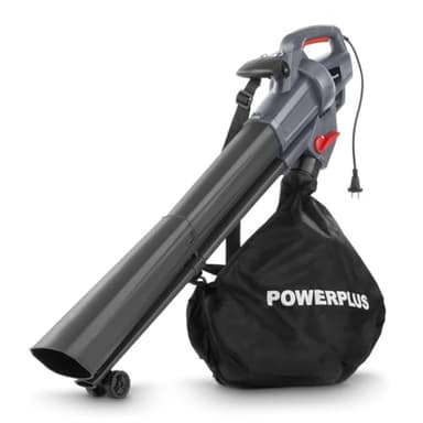 Powerplus Souffleur de Feuilles électrique POWEG9014-3300 W Souffleur de Feuilles électrique, Vitesse maximale de l'air 270 km/h, Outils de Jardinage