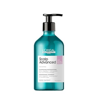L'OREAL PROFESSIONNEL - Shampoing Dermo-Regulateur Scalp Advanced - Homme & Femme - +83 % d'Apaisement du Cuir Chevelu - Tous Types de Cheveux & Cuirs Chevelus Sensibles - Sans Silicone - 500 ml