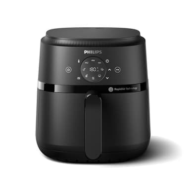 Philips Airfryer Série 2000 - Air Fryer 4.2L, 13 modes de cuisson, technologie RapidAir, jusqu'à 90% de matières grasses en moins, fenêtre de cuisson, écran tactile, Noir (NA229/00)
