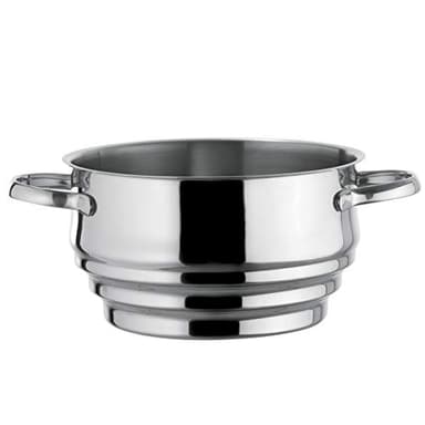 CUISINOX - Elysée - Cuit-vapeur universel tout inox - Compatible avec vos corps de cuisson Elysée de 20, 22 ou 24 cm - Acier Inoxydable 18/10 - Finition miroir