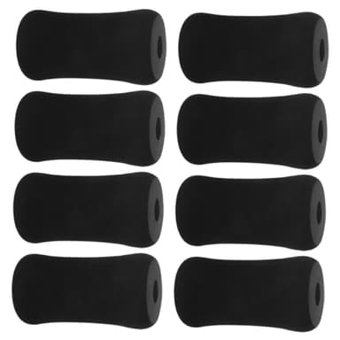 Sosoport Coussinets en Mousse De Rechange pour Banc De Musculation – Lot De 8 Coussinets pour Pieds pour Salle De Sport À Domicile Extension des Jambes Installation Facile