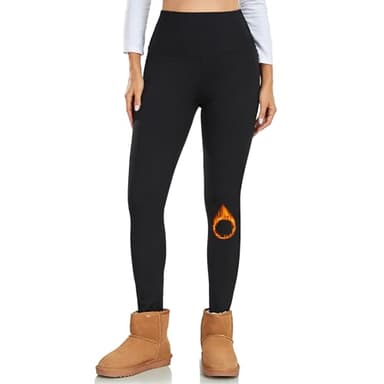 Opssaker Legging Polaire Femme Taille Haute Leggings Chaud Femme Hiver Pantalon Thermique Collant Legging Sport