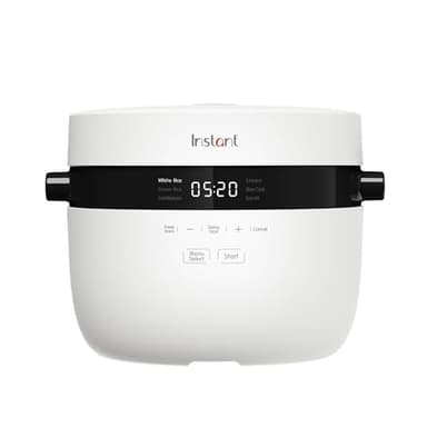 Instant Pot - Cuiseur de riz multi-grains à vapeur, 2,8 L (12 tasses), avec marmite anti-adhésive lavable au lave-vaisselle, panier vapeur en acier inoxydable, tasse à mesurer, cuillère à riz