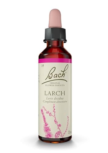 FLEURS DE BACH ORIGINAL - Larch No 19 - Pour plus de sûreté - Aide à être plus sûr de ses capacités - Élixir floral naturel pour le bien-être émotionnel - Compte-Gouttes 20ml - Vegan