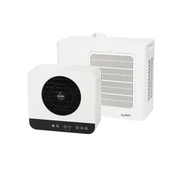 Eurom Climatiseur Split AC3501 avec Wi-Fi + application pour caravane, camping-car, camping, bateau, bus, camping-car, caravane, climatiseur mobile avec 3500 BTU, capacité de refroidissement max. 24