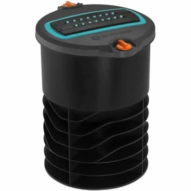Kit arroseur oscillant escamotable OS 140 de Gardena : système d'arrosage pour surfaces carrées et rectangulaires jusqu'à 140 m², installé au niveau du sol (8221-20)