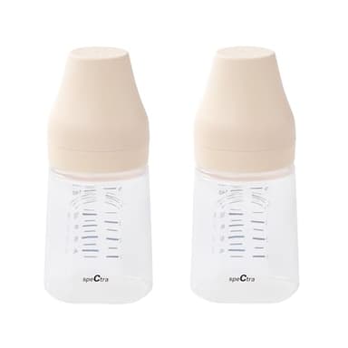 Spectra – Lot de 2 bouteilles de lait à col large, 160 ml
