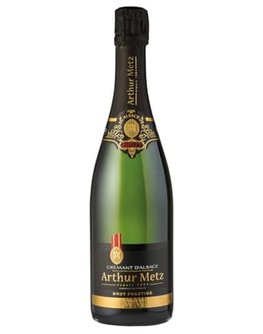 Arthur Metz - Crémant d'Alsace Brut Prestige, Méthode traditionnelle, vieilli sur lattes (1 x 0,75L)