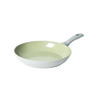 Salter Earth Poêle Induction 28cm, Poêle Antiadhésive Non Toxique en Céramique, Grande Poêle à Frire Sans PFAS, Compatible Tous Feux, Batterie de Cuisine en Aluminium Forgé, Vert