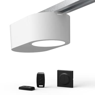 Somfy 1246361 - Motorisation Serenia 1100 io pour porte de garage, Moteur porte de garage max 2,35m H et 4,5m L, Fabriqué en France, Motorise les portes sectionnelles et basculantes débordantes