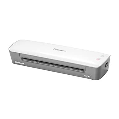 Fellowes Plastifieuse Ion A3 avec 10 pochettes, pour feuille plastifieuse A3 80-125 microns, temps de chauffe rapide 4 minutes, bureau, maison, loisirs créatifs, 30 cm/min, 4560201
