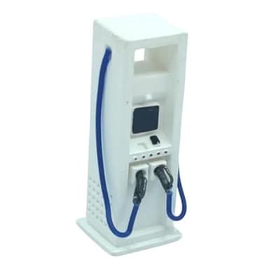 Oshhni Maquette de borne de recharge au 1/64, table de sable, souvenir, ornement décoratif, station de recharge pour véhicules électriques pour diorama