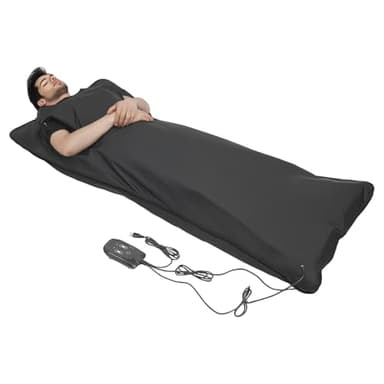 Couverture De Sauna Infrarouges lointains,Couverture de Sauna Portable 500W pour Relaxation,Détox et Désintoxication - Minuterie et Température Réglable 30-70°C