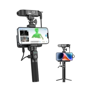 Creality Ferret Pro Scanner 3D, précision de 0,1 mm, WiFi 6 sans fil, technologie anti-tremblement, couleurs 24 bits pour métaux/noir (sans spray), extérieur jusqu'à 30k Lux, compatible avec Mac/iOS