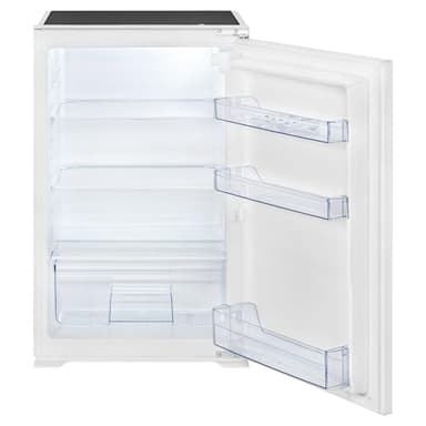 Bomann, Réfrigérateur Encastrable 129L Blanc VSE7809 - Éclairage LED, Contrôle Température 0°C à +8°C, Dégivrage Automatique, 3 Étagères en Verre, Design Pratique, Idéal pour Petites Cuisines