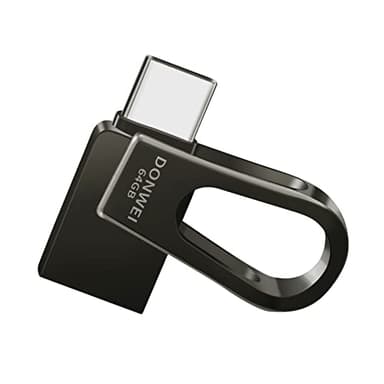 Cle USB 64 Go - Clé USB C Rapide Flash Drive - Clés USB 3.0 OTG Type C 2 en 1 Pen Drive Haut Débit Plug-and-Play Portable Mémoire Stick pour Ordinateur, Pc, Photos/Vidéos/Fichiers Copiés en Un Clic