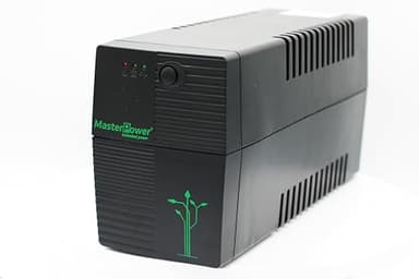 Master Power, Alimentation sans Interruption UPS, UPS 650 VA, Tension de Sortie constante 360W, 2 fiches Schuko