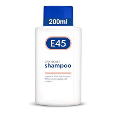 Shampoing E45 pour cuir chevelu sec - Soulagement et hydratation avec Pro Vitamine B5 - Antipelliculaire - Cheveux propres et brillants - Sans parfum