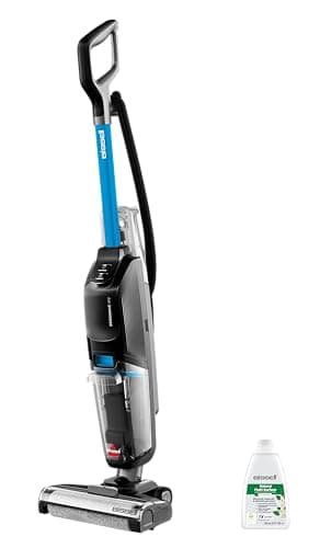 Bissell CrossWave HF2, Aspirateur Balai Laveur à Câble, Aspire & Lave en Même Temps, Nettoyeur Eau et Poussière Léger & Puissant, Aspirateur Balai Sec et Humide, Seulement pour Sols Durs, 3845N