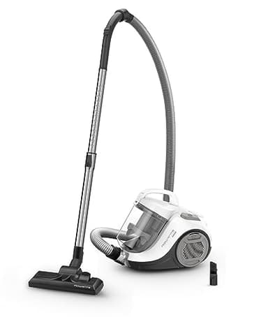 Rowenta Aspirateur sans Sac, Moteur Basse consommation, Puissance 900 W, Format Compact, Haute Filtration, Rayon d'action de 7,6 m, Swift Power Cyclonic Blanc RO2917EA