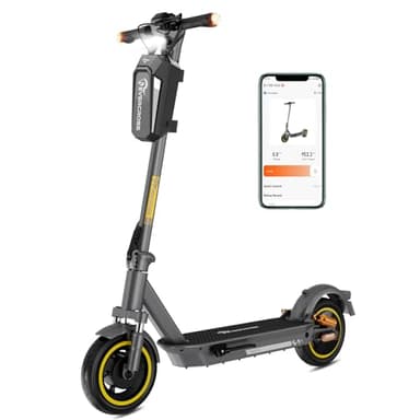 EVERCROSS EV10S Max Trottinette Électrique Adulte, 10'' Scooter Electrique Pliable, E-Scooter avec App Control, Gamme Max 150KM,Vitesse 25km/h, Moteur 500W, Affichage LED, Double Amortisseurs