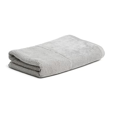 MÖVE Bamboo Luxe Serviette de Toilette 50 x 100 cm, Fabriqué en Allemagne, 60% coton / 40% viscose en pulpe de bambou, Silver Grey (Gris)