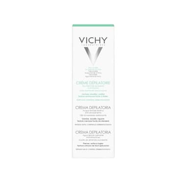 Vichy, Dermo-Tolérance, Crème Dépilatoire Haute Tolérance, Épilation Douce et Efficace, Enrichie en Eau Thermale de Vichy, Parfum Doux, Peaux Sensibles, 150 ml