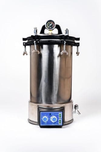 Autoclave Stérilisateur 24L S240 – Stérilisation Haute Performance 126°C / 24 PSI pour Mycologie, Conservateurs Maison, Tatouage et Labo DIY