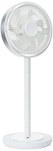 Kamome Family, ventilateur de sol, ventilateur de table, extrêmement silencieux (max. 43 dB), 4 vitesses, oscillation horizontale, réglable en hauteur, compartiment pour l'huile aromatique, télécomman