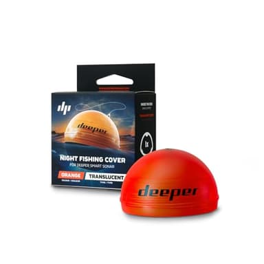Couvercle pour la pêche nocturne Deeper (orange) – Compatible avec les sondeurs de la séries Deeper Pro