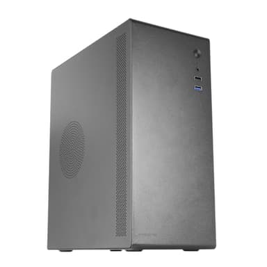 Mars Gaming Tacens NOVAX, Boîtier PC Micro-ATX Ultra-compact, Design Tout Métal Ultra-Résistant, 1x Ventilateur Arrière 80mm, Boîtier Mini-Tour avec Grande Capacité Interne, Noir
