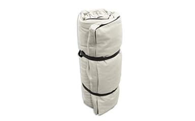 Futon Portable Blanc Écru, 200x80x3 cm